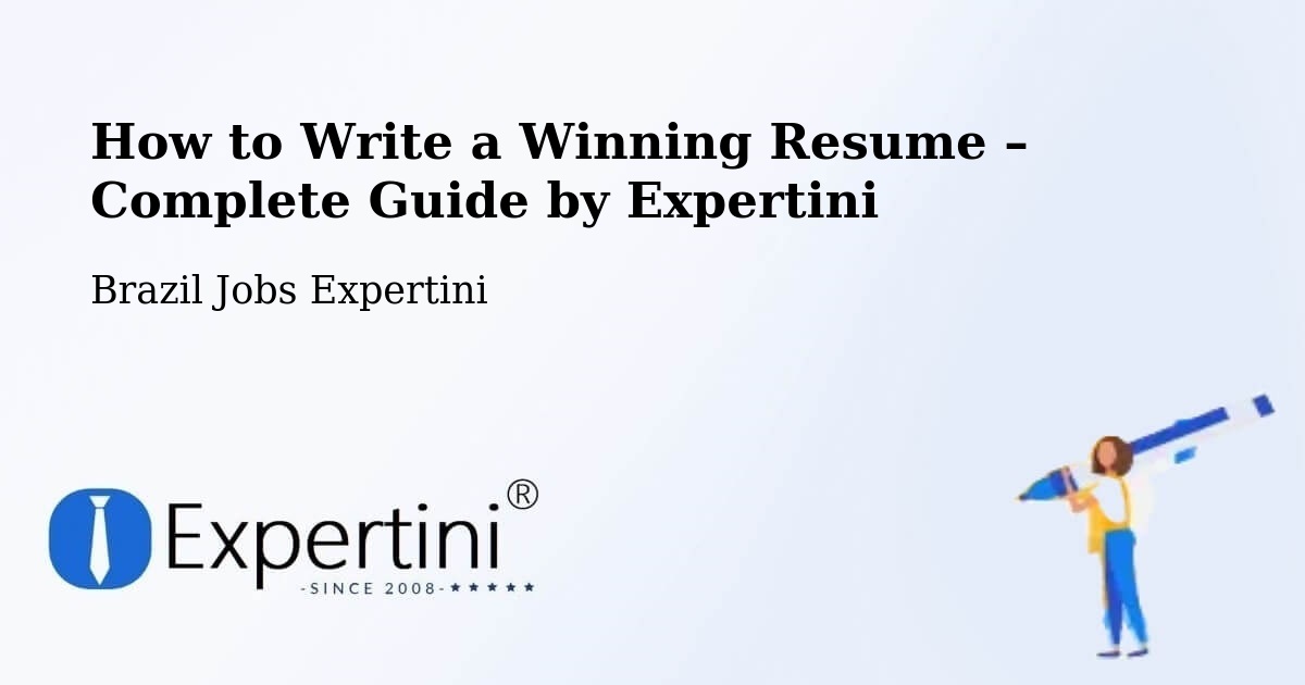 Resume Writing Guide for Job Seekers – Lavras - Lavras, Brazil Jobs Expertini